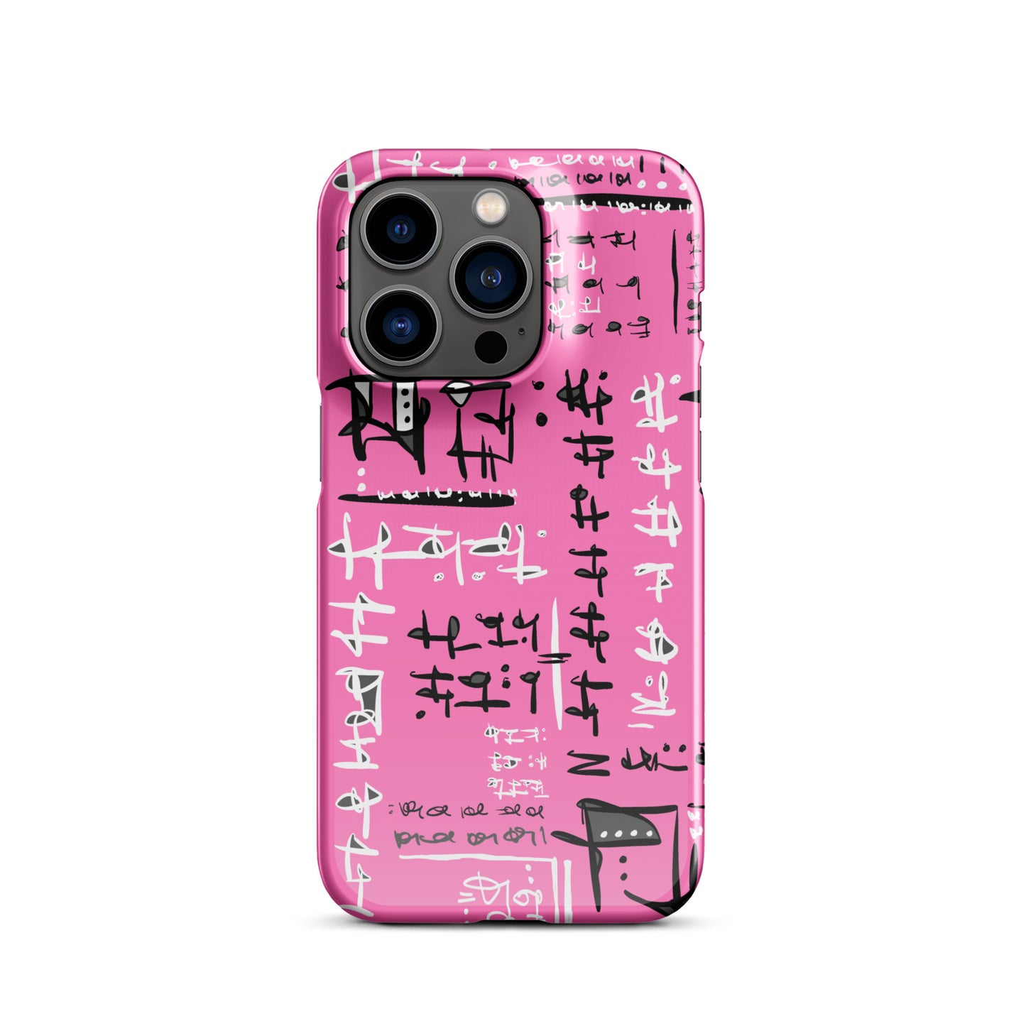 Pink case for iPhone