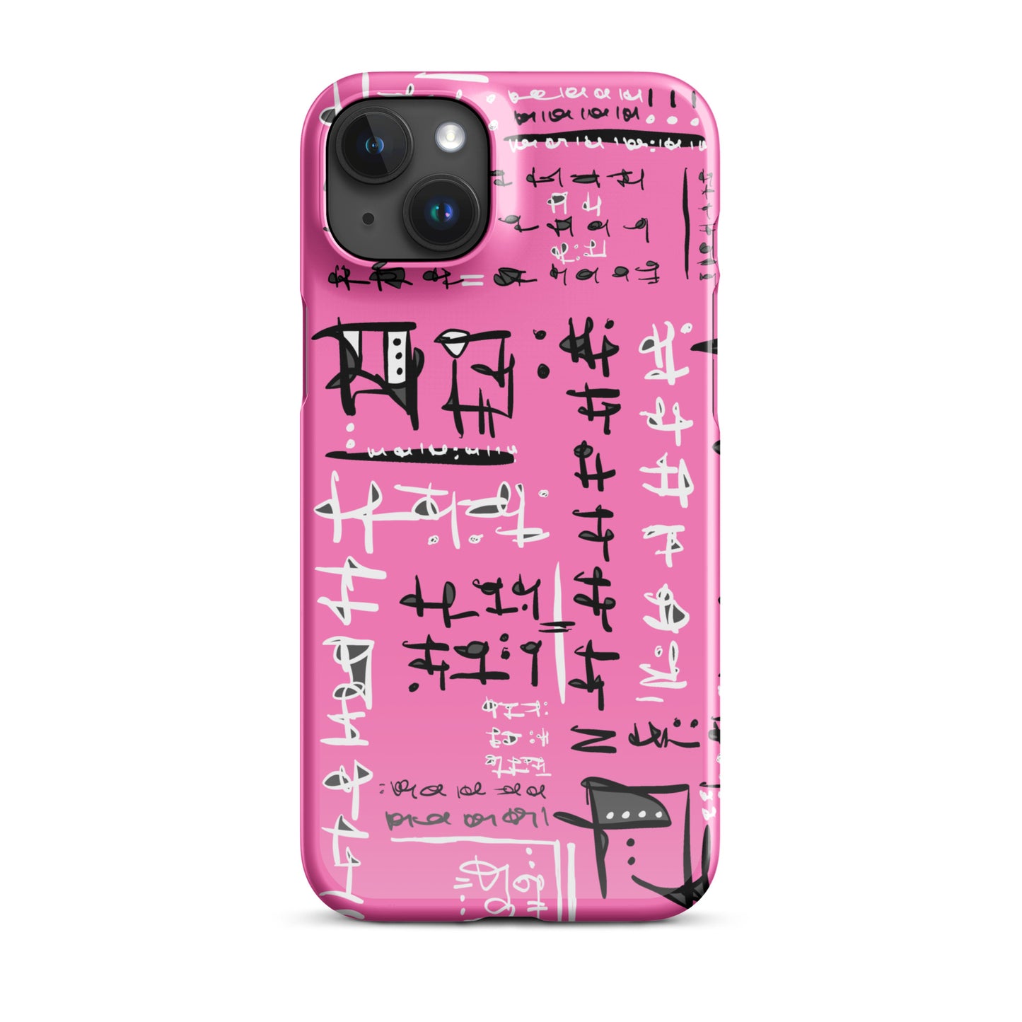 Pink case for iPhone