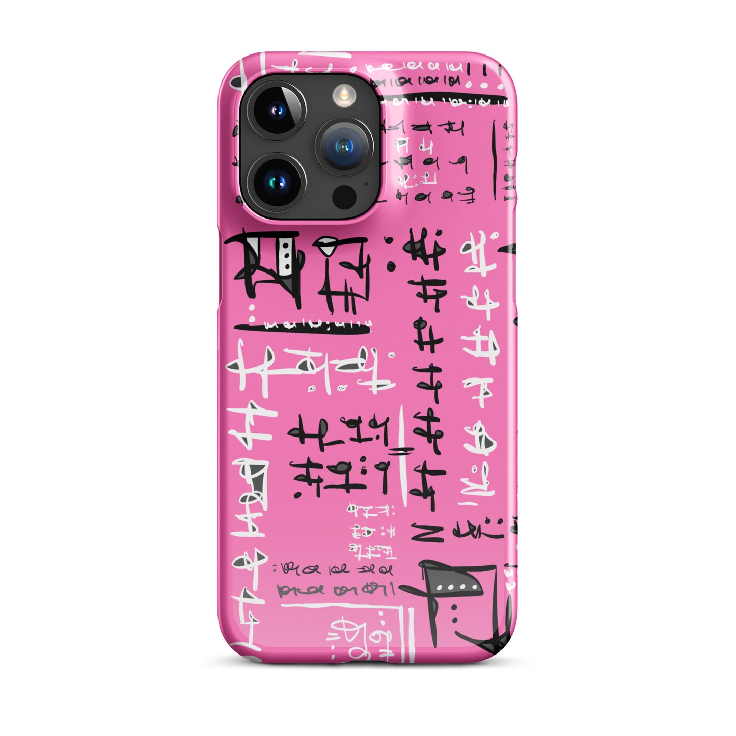 Pink case for iPhone