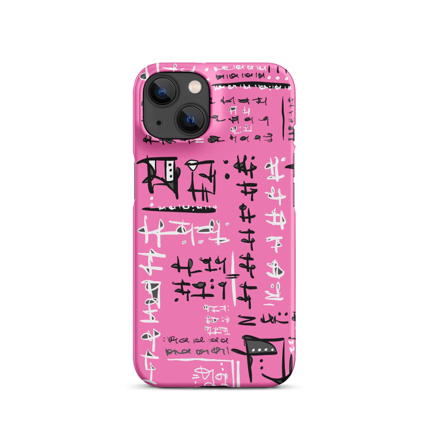 Pink case for iPhone