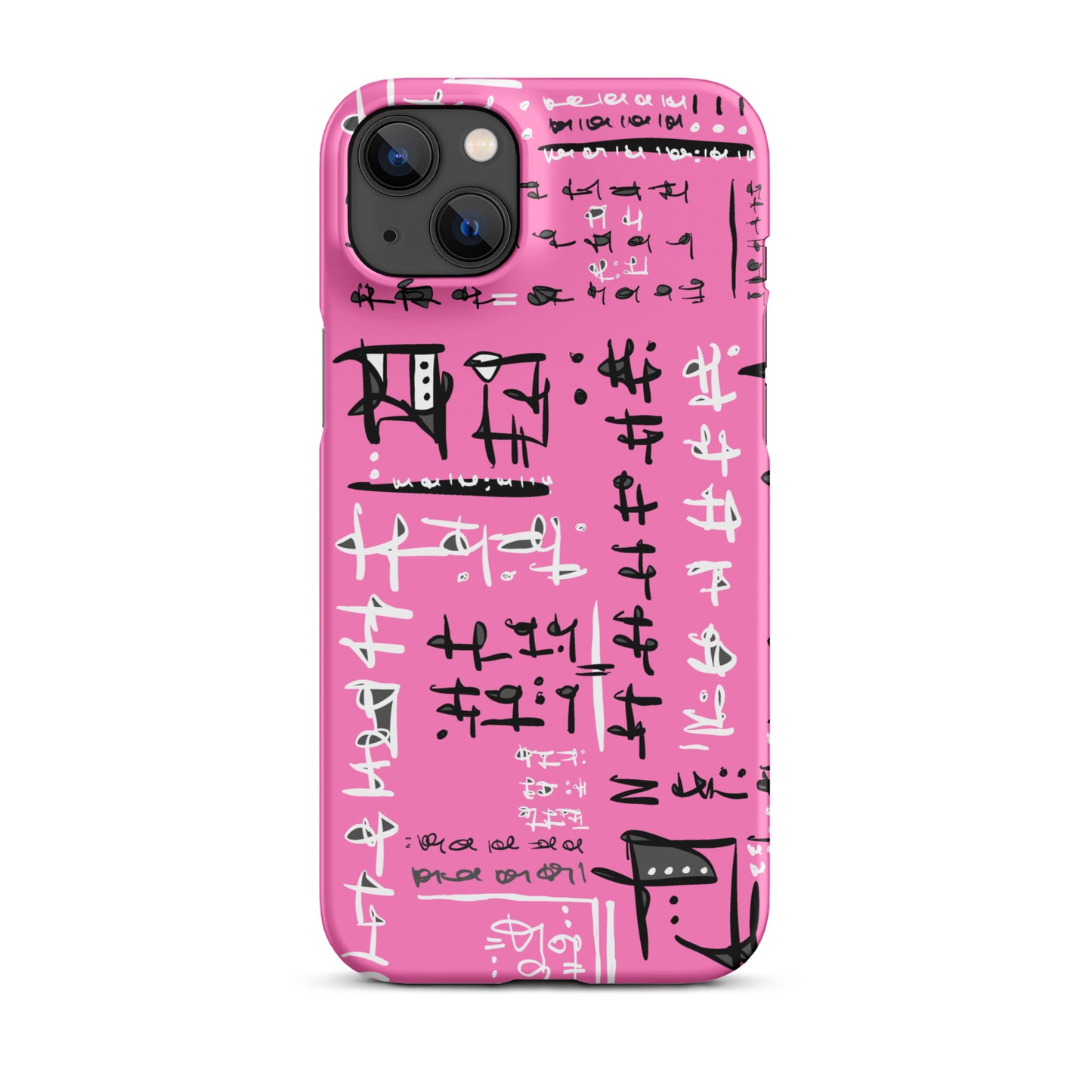 Pink case for iPhone