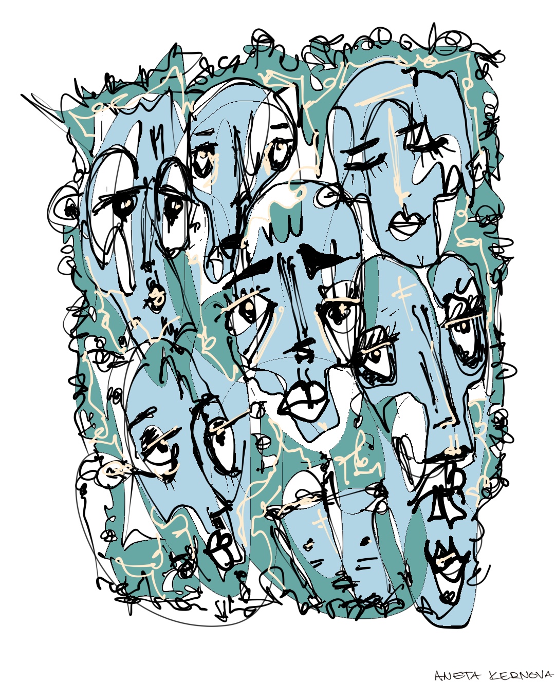 Original NAIVISTA painting