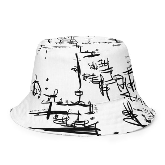 White bucket hat — NAIVISTA WHITE collection