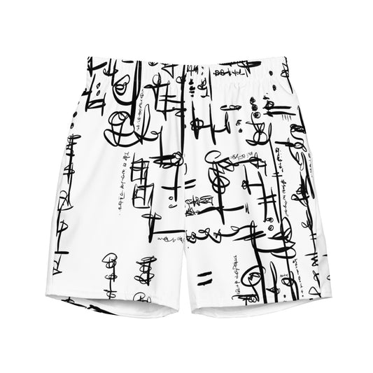White swim trunks — NAIVISTA WHITE collection