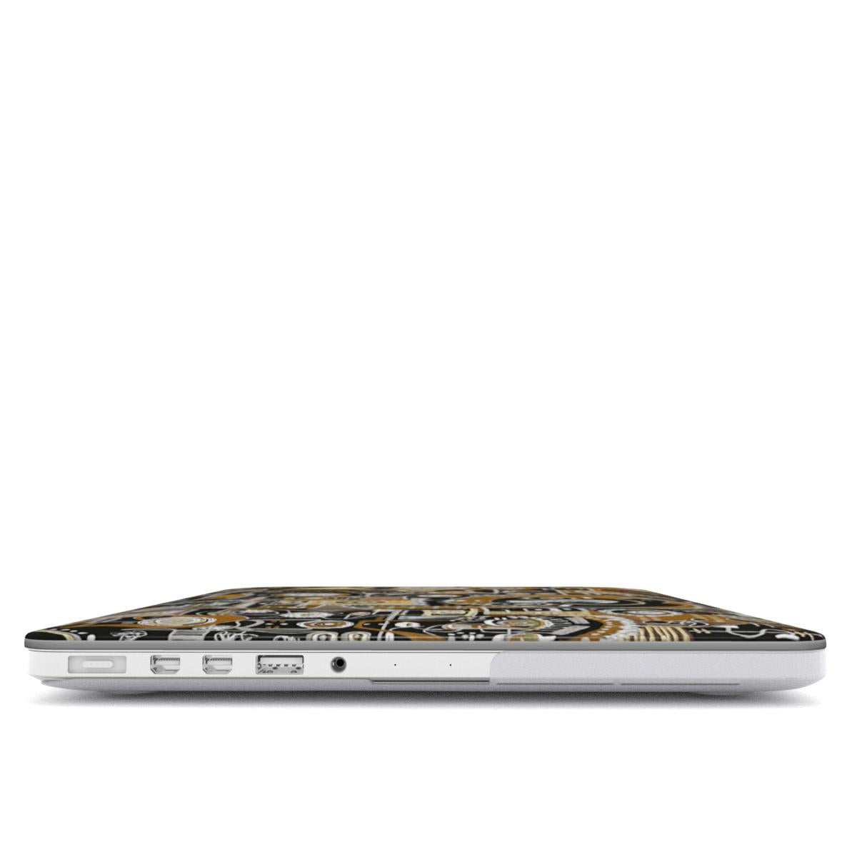 Gold & Black MacBook Case